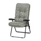 Glendale Deluxe Country Teal Recliner Chair - Grey