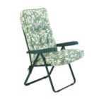 Glendale Deluxe Cotswold Leaf Recliner Chair - Green