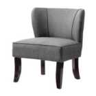 Bilston Pair Of Fabric Accent Chairs Grey