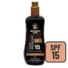 Australian Gold SPF 15 Sunscreen Spray with Instant Bronzer 237ml