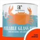 Thorndown Ogre Orange Peelable Glass Paint 750 ml - Translucent