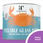 Thorndown Purple Puffin Peelable Glass Paint 750 ml - Translucent
