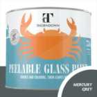 Thorndown Mercury Grey Peelable Glass Paint 750 ml - Opaque