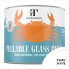 Thorndown Swan White Peelable Glass Paint 750 ml - Opaque