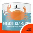 Thorndown Ogre Orange Peelable Glass Paint 150 ml - Translucent