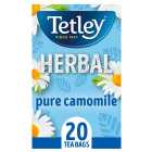 Tetley Herbal Pure Camomile Tea Bags 20 per pack