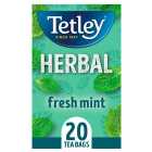 Tetley Herbal Fresh Mint Tea Bags 20 per pack