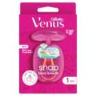 Gillette Venus Snap Extra Smooth Razor On-The-Go Pink