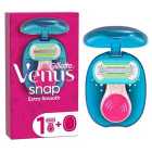Gillette Venus Snap Extra Smooth Razor On-The-Go Blue