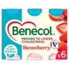 Benecol Cholesterol Lowering Yogurt Drink Strawberry 6 x 67.5g
