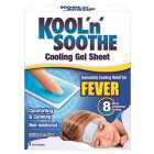 Kool 'n' Soothe Fever Cooling Gel Sheet 4 per pack