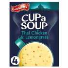 Batchelors Cup A Soup Chicken & Lemongrass 4 Pack 88g