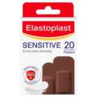 Elastoplast Sensitive Plasters Multi Tone Dark 20 Pack 20 per pack