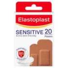 Elastoplast Sensitive Plasters Multi Tone Medium 20 Pack 20 per pack