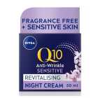 NIVEA Q10 Power Anti-Wrinkle Night Face Cream for Sensitive Skin 50ml