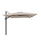 Platinum Challenger T2 3.5 x 2.6m Parasol (base not included) - Taupe