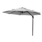 Platinum Voyager T1 3m Round Parasol (base not included) - Light Grey