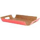 Summerhouse Large Willow Tray - Coral
