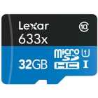 Lexar 32GB High-Performance Micro SD Card (SDHC) + Adapter - 100MB/s