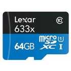 Lexar 64GB High-Performance microSD Card (SDXC) + Adapter - 100MB/s