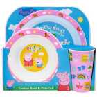 Peppa Pig Perfect Day 3 Piece PP Tableware Set