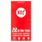 XO! Ultra-Thin 'Righteous Rubber' Condoms 12 per pack