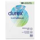 Durex Naturals Condoms Thin Water Based LubeRegular Fit 30 per pack