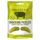 Serious Pig Snacking Pickles Crunchy Tangy Baby Gherkins 40g