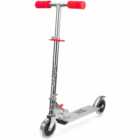 Xootz In-Line Folding Scooter with LED Wheels Red