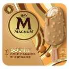 Magnum Double Gold Caramel Billionaire Ice Cream Sticks, 3x85ml