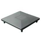 Garden Must Haves Royce 90kg Plastic Covered Concrete Base with Wheels