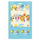 Party Animals Gift Wrap Sheets & Tags 2 per pack