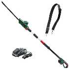 Bosch UniversalHedgePole 18 Cordless Telescopic Hedgecutter 2.6m with 2.5Ah Battery & Charger