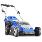 Hyundai HYM40LI380P 40V Lithium-Ion 38cm Cordless Battery Powered Roller Lawnmower - 38cm Cutting Width With Battery & Charger