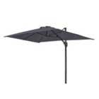 Platinum Voyager T1 3 x 2m Parasol (base not included) - Anthracite Grey