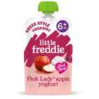 Little Freddie Pink Lady Greek Yoghurt Organic Pouch, 6 mths+ 100g