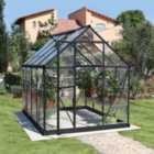 Palram - Canopia Harmony Grey 6X8 Greenhouse with Adjustable vent