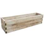 Forest Garden Timber Caledonian Trough Raised Bed