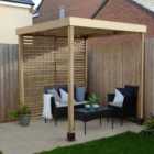 Forest Garden 1..97m Wood Modular Pergola with 1 Side