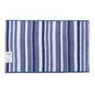 Nutmeg Blue Striped Super Soft Bath Mat