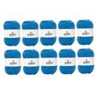 Korbond Blue Double Knit Yarn Bulk Pack Bundle - 10 x 100g