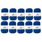 Korbond Royal Blue Double Knit Yarn Bulk Pack Bundle - 10 x 100g