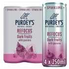 Purdey's Natural Energy Refocus Dark Fruits 4 x 250ml