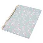 Morrisons Tranquil A4 Wiro Leopard Notebook