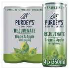 Purdey's Natural Energy Rejuvenate Grape & Apple 4 x 250ml