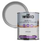 Wilko Quick Dry Urban Grey Furniture Paint 750ml