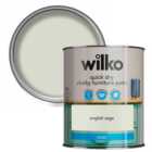 Wilko Quick Dry English Sage Furniture Paint 750ml