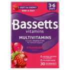 Bassetts Strawberry Multivitamins 3-6yrs 30 per pack