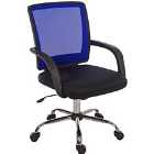 Teknik Star Mesh-Back Office Chair – Blue