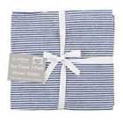 Le Chateau Woven Stripes Tea Towel 3-Pack - Blue